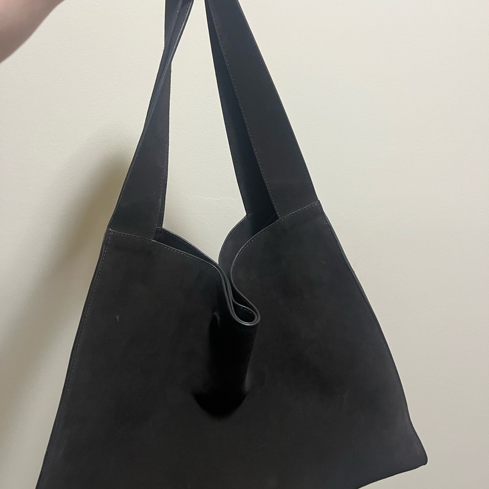 Cos brown suede Alcove Tote Bag
